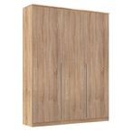 Rauch Texas 136cm 3 Door Wardrobe - Sonoma Oak