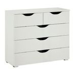 Rauch Arnstein 3+2 Drawer Chest - Alpine White
