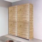 Rauch Subito 136cm 2 Door Sliding Wardrobe - Artisan Oak