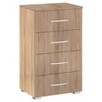 Rauch Alegro 4 Drawer Narrow Chest - Sonoma Oak