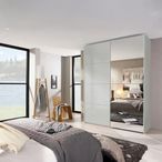 Rauch Beluga-Extra Grey Mirror Sliding Wardrobe - Variation Available