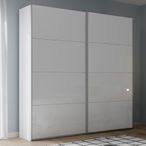 Rauch Beluga Extra 181cm 2 Door Sliding Wardrobe - Alpine White and White High Gloss