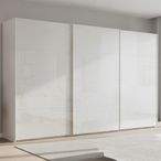Rauch Beluga Extra 406cm 3 Door Sliding Wardrobe - Alpine White and White High Gloss