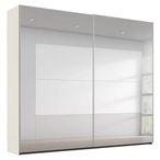Rauch Miramar Type-4 226cm 2 Door Mirrored Sliding Wardrobe - Champagne
