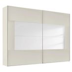 Rauch Miramar Type-4 271cm 2 Door Sliding Wardrobe - Champagne and Champagne Glass
