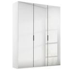 Rauch Miramar Type-5 151cm 3 Door Mirrored Wardrobe - Alpine White