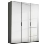 Rauch Miramar Type-5 151cm 3 Door Mirrored Wardrobe - Graphite