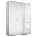 Rauch Miramar Type-5 151cm 3 Door Mirrored Wardrobe - Silk Grey