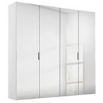 Rauch Miramar Type-5 201cm 4 Door Mirrored Wardrobe - Alpine White