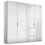 Rauch Miramar Type-5 201cm 4 Door Mirrored Wardrobe - Silk Grey