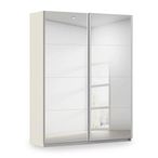 Rauch Miramar Type-3 181cm 2 Door Mirrored Sliding Wardrobe - Champagne