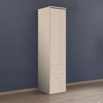 Rauch Celle Matt 47cm 1 LH Door Wardrobe with Drawer - Champagne