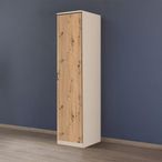 Rauch Celle Matt 47cm 1 RH Door Wardrobe - Champagne and Artisan Oak