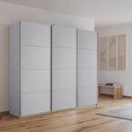 Rauch Kulmbach 203cm 3 Door Sliding Wardrobe - Silk Grey