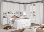 Rauch Rivera White Bedroom Set with 160cm Storage Bed