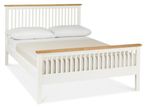 Atlanta Two Tone Bed - High Footend - 5ft King Size