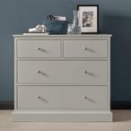 Ashby Soft Grey Chest - 2+2 Drawer