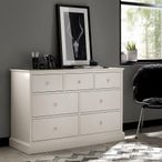 Ashby White Chest - 3+4 Drawer