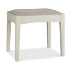 Hampstead Soft Grey Stool - Pebble Grey Fabric