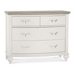 Montreux Chest - 2+2 Drawer - Grey Washed Oak & Soft Grey