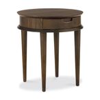 Oslo Walnut Lamp Table - 1 Drawer