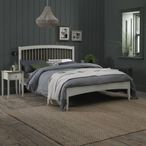 Whitby Scandi Oak & Soft Grey Bedstead - Low Footend - Sizes Available