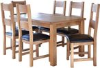 Hampshire Oak Extending Dining Table - 6-8 Seater - 150cm-195cm