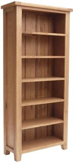 Hampshire Oak Bookcase - Wide