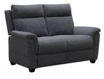 Detroit Electric Recliner Sofa - Grey Fabric - 2 Seater