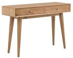 Jenson Oak Console Table - 2 Drawer