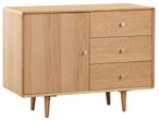 Jenson Oak Sideboard - 1 Door - Small? 100cm