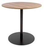 Manhattan Dining Table - Walnut - 2 Seater - 80cm - Round