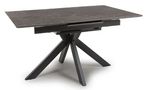 Galaxy Extending Dining Table - Brown Ceramic - 4-6 Seater - 140cm-180cm