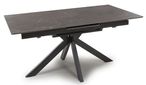 Galaxy Extending Dining Table - Brown Ceramic - 6-8 Seater - 160cm-200cm