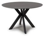 Lunar Dining Table - Grey Ceramic - 4 Seater - 120cm - Round