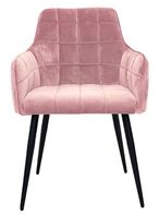 Vienna Dining Chair - Set of 2 - Pink Fabric