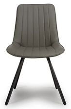 Miro Dining Chair - Set of 2 - Grey Faux Leather