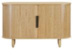 Vermont Oak Effect Sideboard - 2 Door - Small -  45cm
