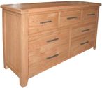 Hampshire Oak Chest - 4+3 Drawer - Wide