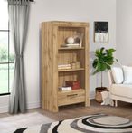 Compton Bookcase - 1 Drawer - Oak