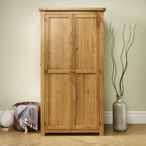 Woburn Wardrobe - 2 Door - Rustic Oak