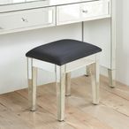 Valencia Dressing Stool - Padded - Mirrored