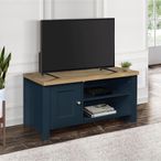 Highgate TV Unit - 1 Door - Navy Blue Painted