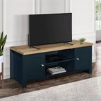 Highgate TV Unit - 2 Door - Navy Blue Painted