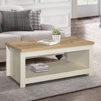 Highgate Coffee Table - 105cm - Cream Painted