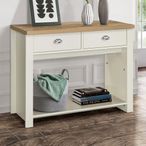 Highgate Console Table - 2 Drawer - Cream Painted