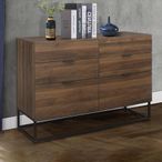 Houston Wide Chest - 6 Drawer - Walnut