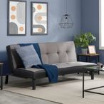 Aurora Sofa Bed - 2 Seater - Grey Fabric
