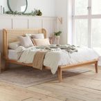 Astrid Bed - Oak Rattan - Sizes Available