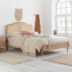 Leonie Bed - Oak Rattan - Sizes Available